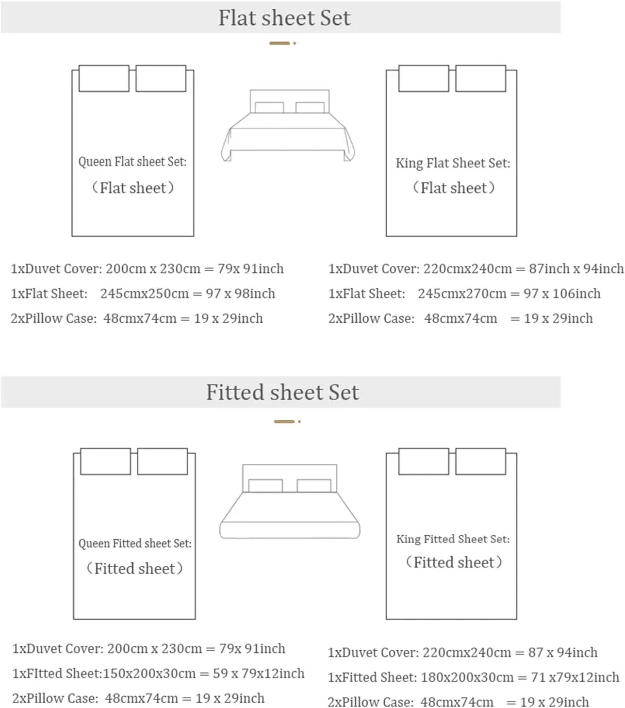 100 Percent Silk Summer Bedding Set - Flat Sheet, Pillowcase, Quilt Cover - Double, Queen & King Size