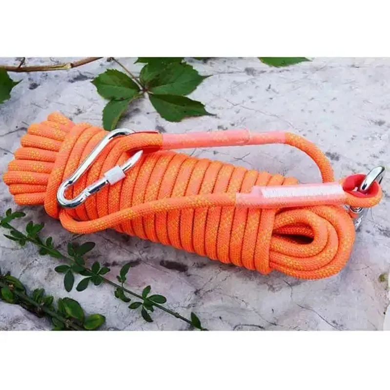 12mm Static Climbing Rope for Rock Climbing, Rappelling, and Tree Work