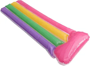 1pc Boys and Girls Rainbow Surfboard Toy Creative Transparent PVC Floating Swimming Pad for Lightweight Design for and Storage Promotes Parent Interaction