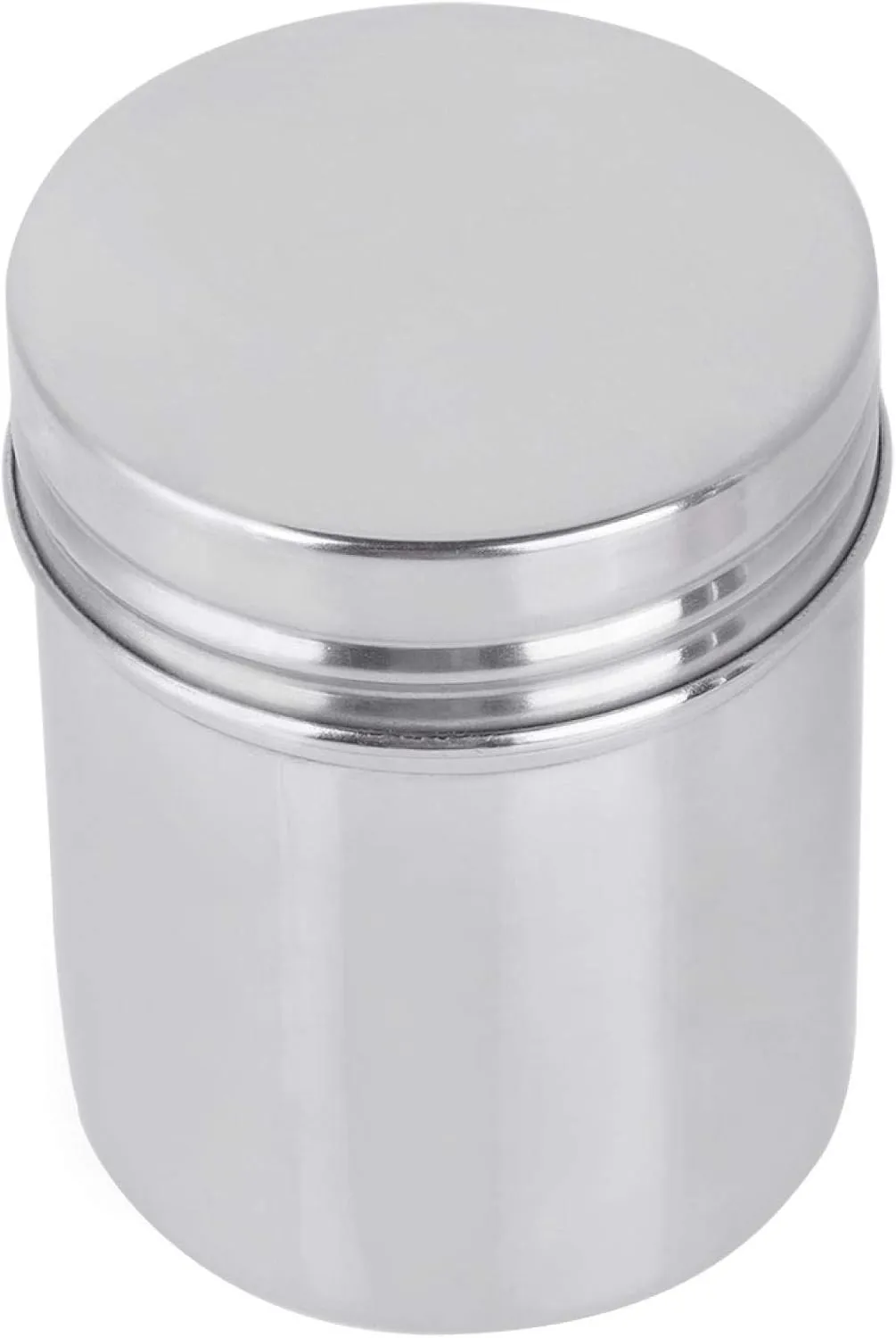 304 Stainless Steel Sealed Food Storage Jar Portable Tea Coffee Beans Container Easy for Travel Outdoor and Camping(S)
