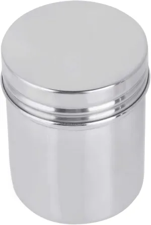 304 Stainless Steel Sealed Food Storage Jar Portable Tea Coffee Beans Container Easy for Travel Outdoor and Camping(S)