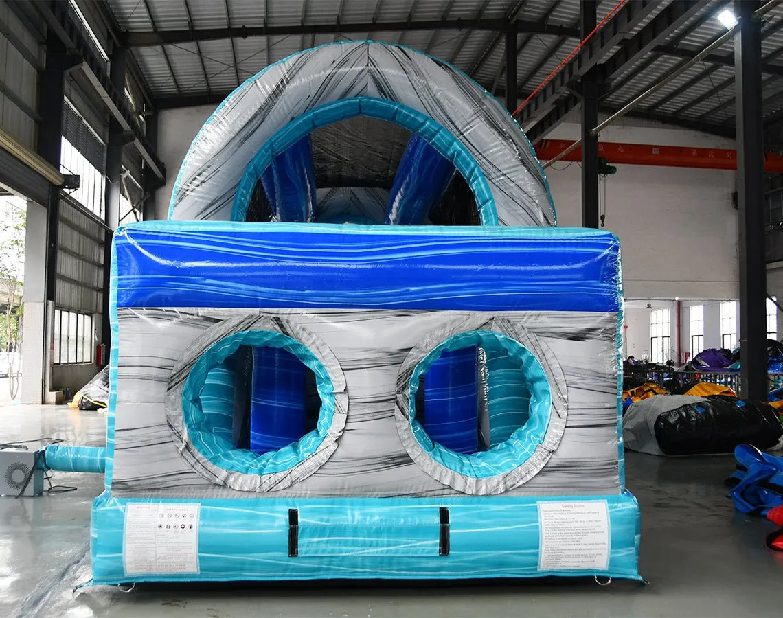 46ft Bahama Blast Hybrid Inflatable Obstacle Course