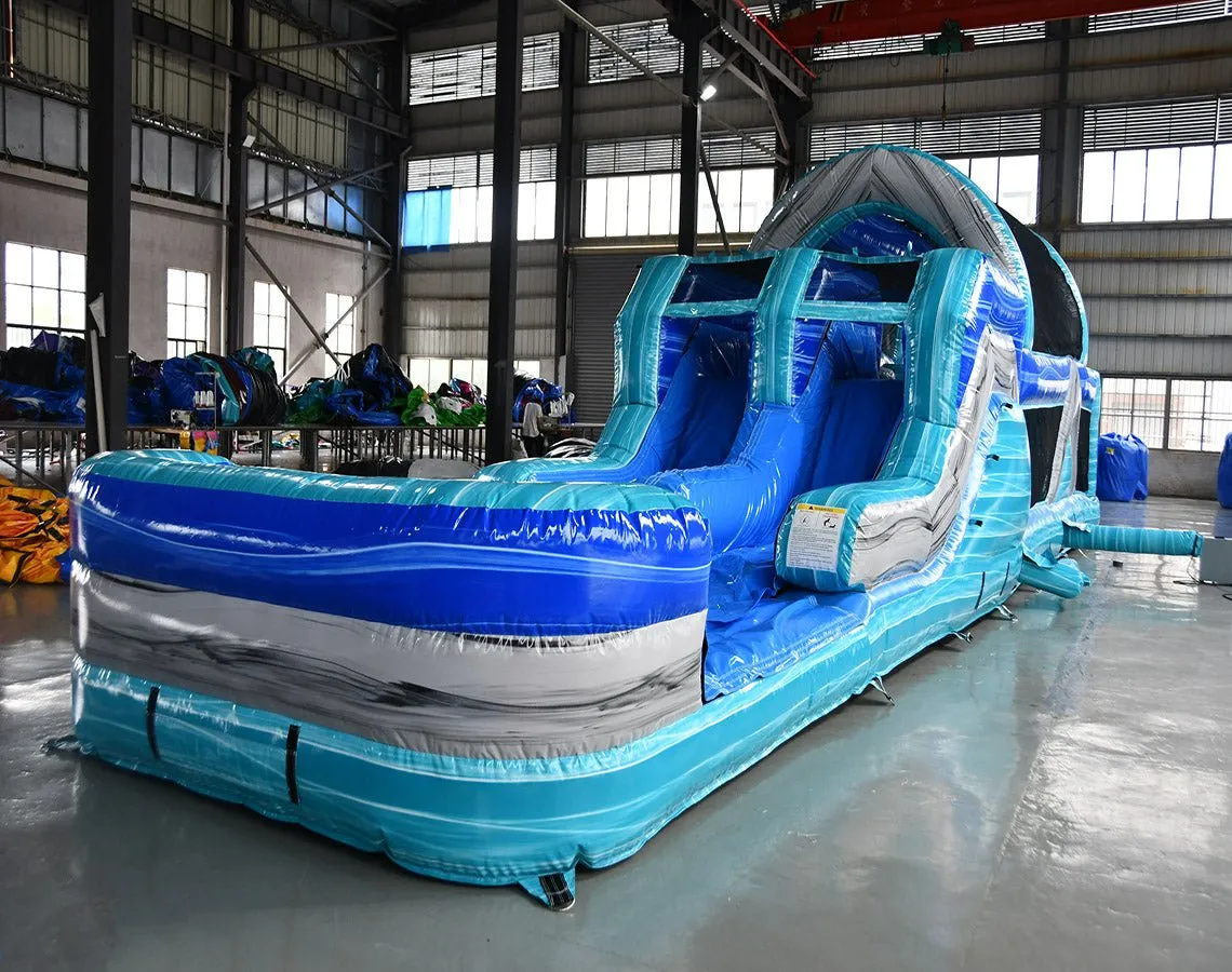 46ft Bahama Blast Hybrid Inflatable Obstacle Course