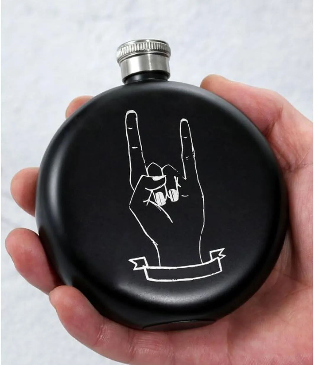 5Oz Small Flasks Stainless Steel Flasks for Liquor for Men Flasks with Funnel for Wedding Party Birthdays Travel Flasks(D)
