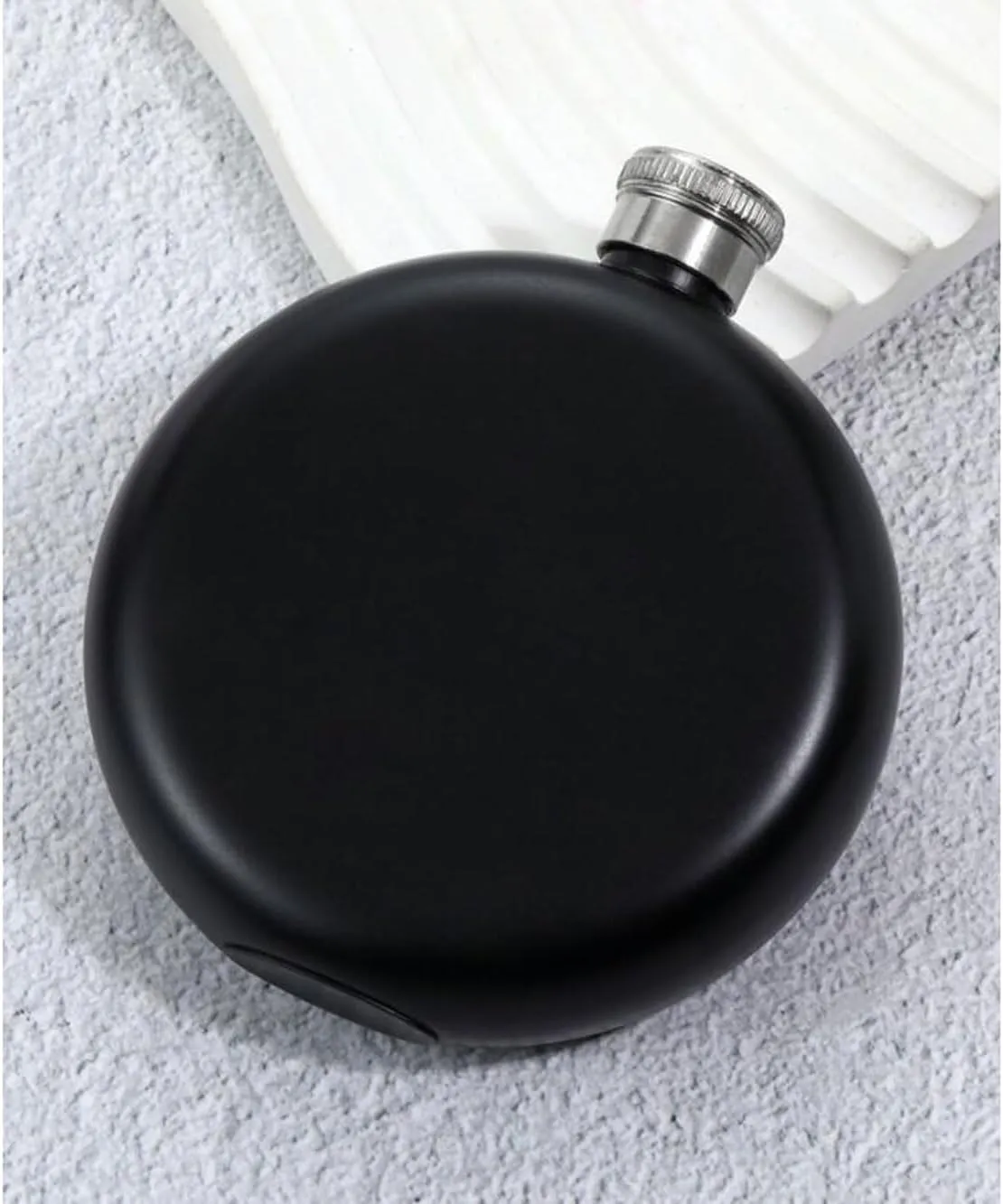 5Oz Small Flasks Stainless Steel Flasks for Liquor for Men Flasks with Funnel for Wedding Party Birthdays Travel Flasks(D)