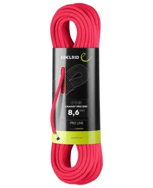 8.6mm Canary Pro Dry Climbing Rope - EDELRID