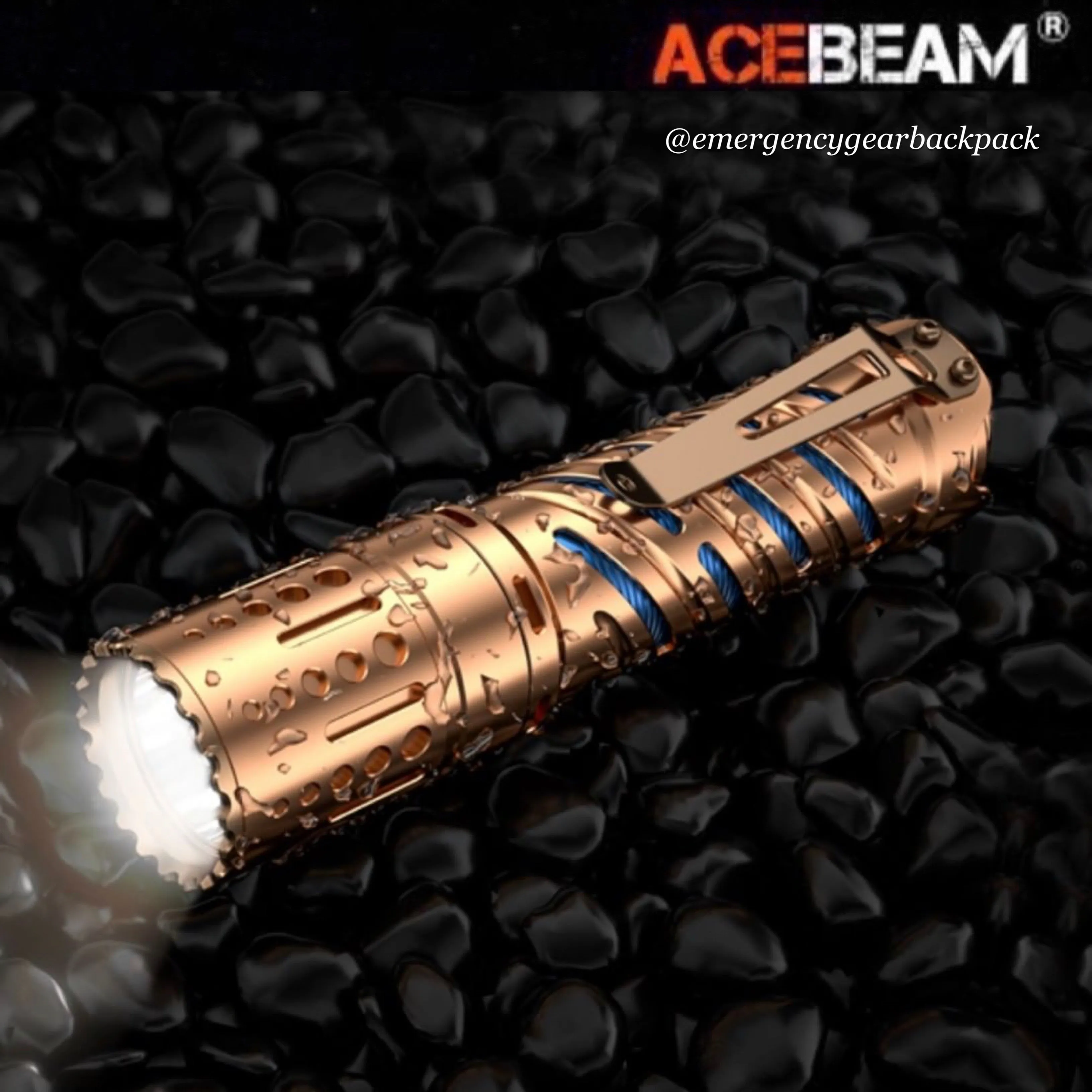 ACEBEAM E70-CU 4600LMS 240M EDC Flashlight (ไม่รวมแบตเตอรี่)