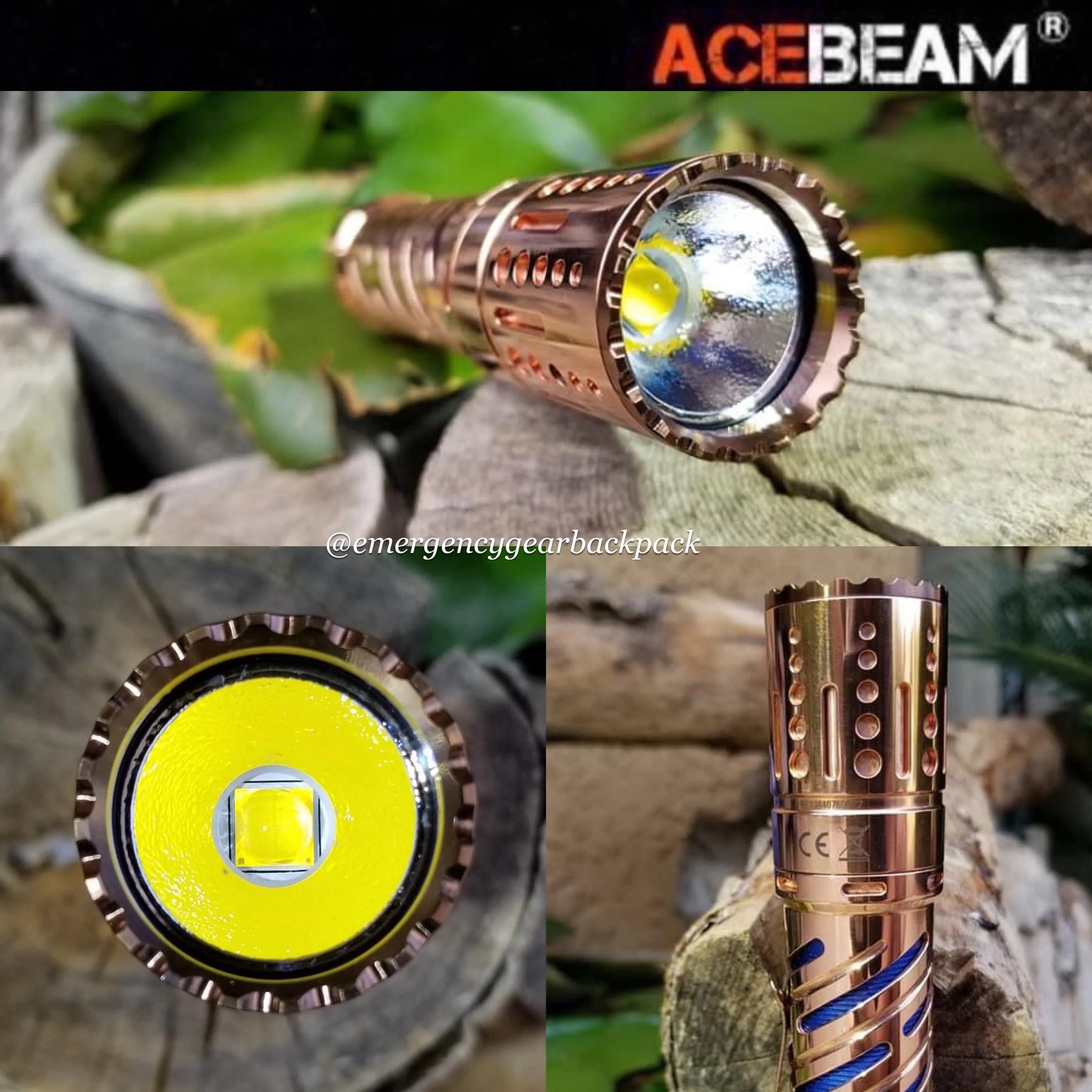 ACEBEAM E70-CU 4600LMS 240M EDC Flashlight (ไม่รวมแบตเตอรี่)