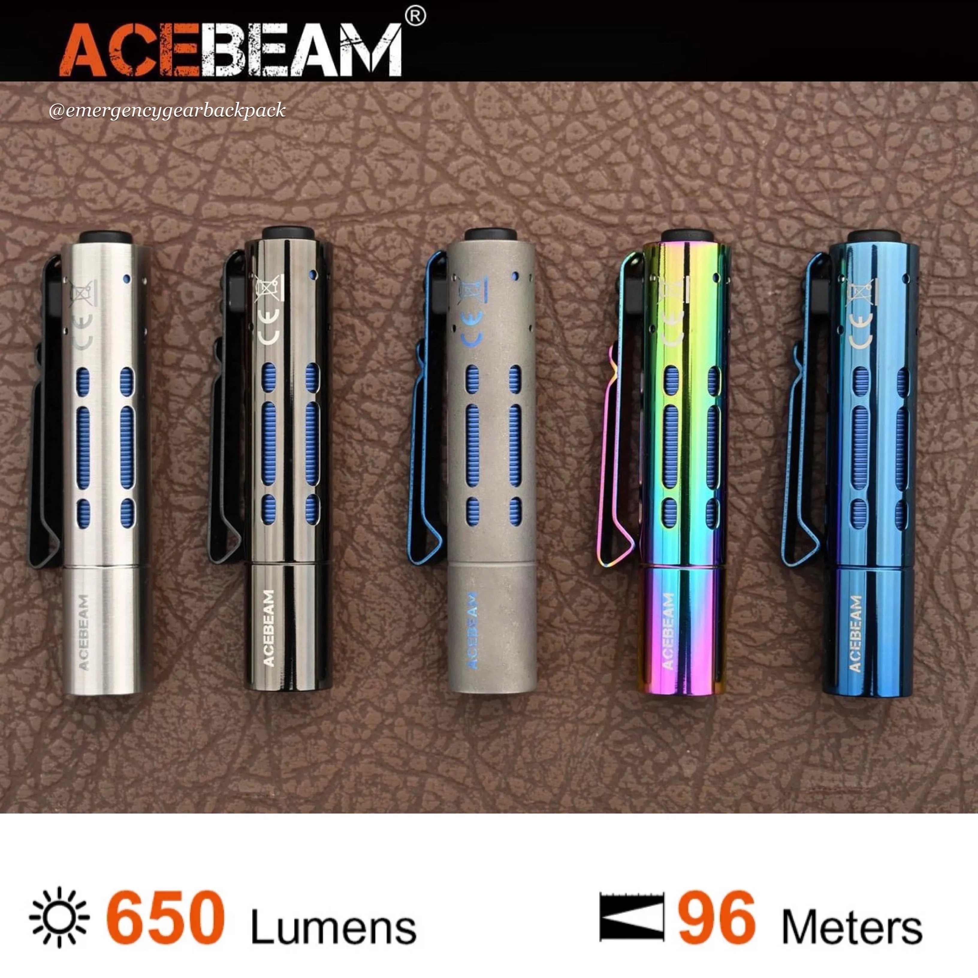 ACEBEAM Rider RX Fidget EDC Flashlight