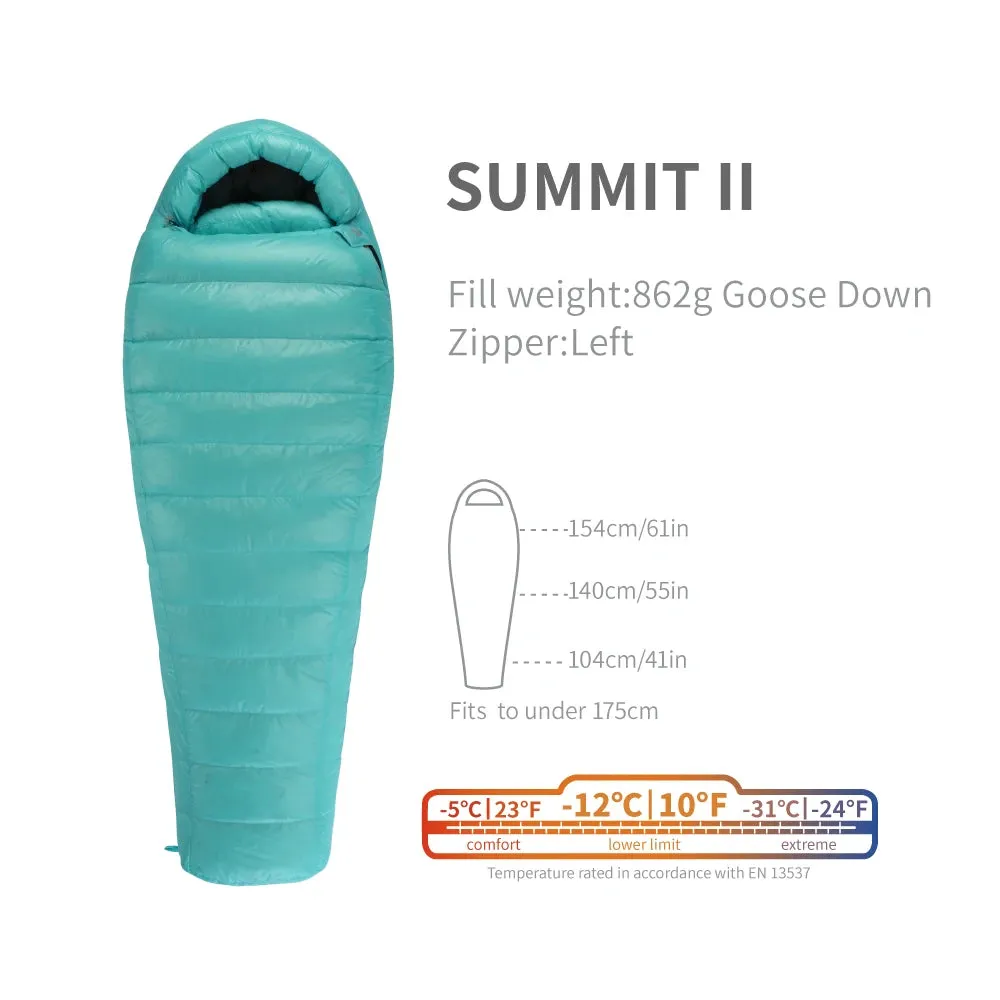 AEGISMAX SUMMIT Winter Camping Sleeping Bag Goose Down Ultralight 800FP Sleeping Bag for Men & Women