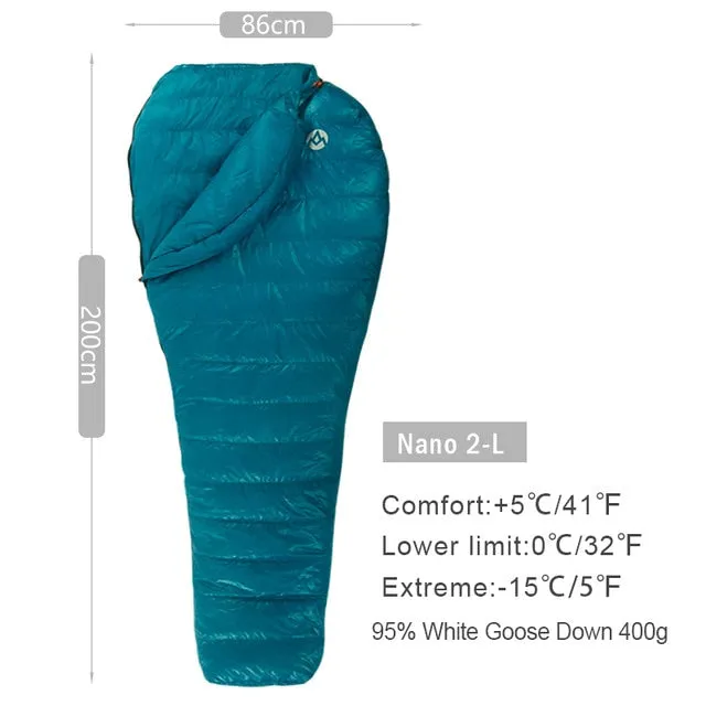 AEGISMAX Ultra-Light Adult Outdoor Camping Down Sleeping Bag