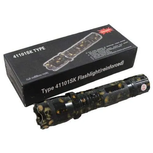 All Metal Stun Gun 4.9m Volt with LED Flashlight