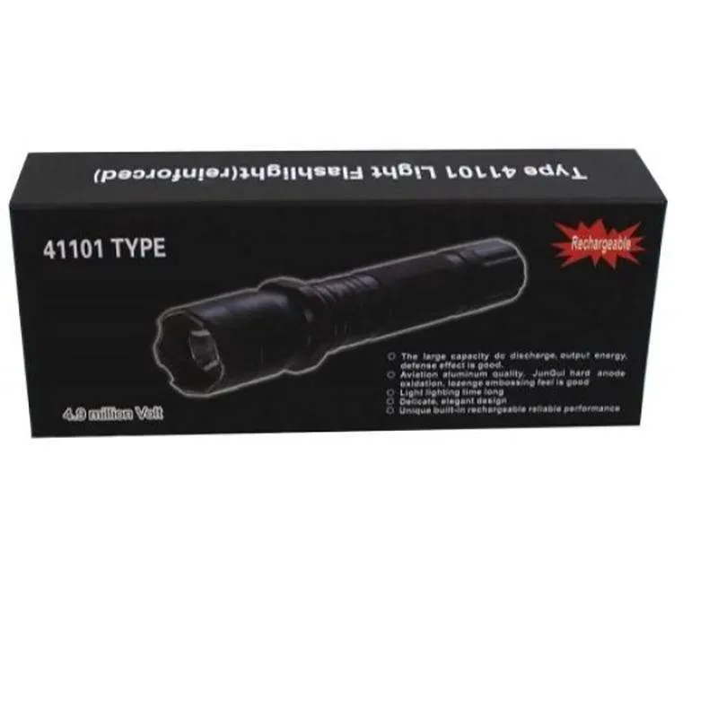 All Metal Stun Gun 4.9m Volt with LED Flashlight