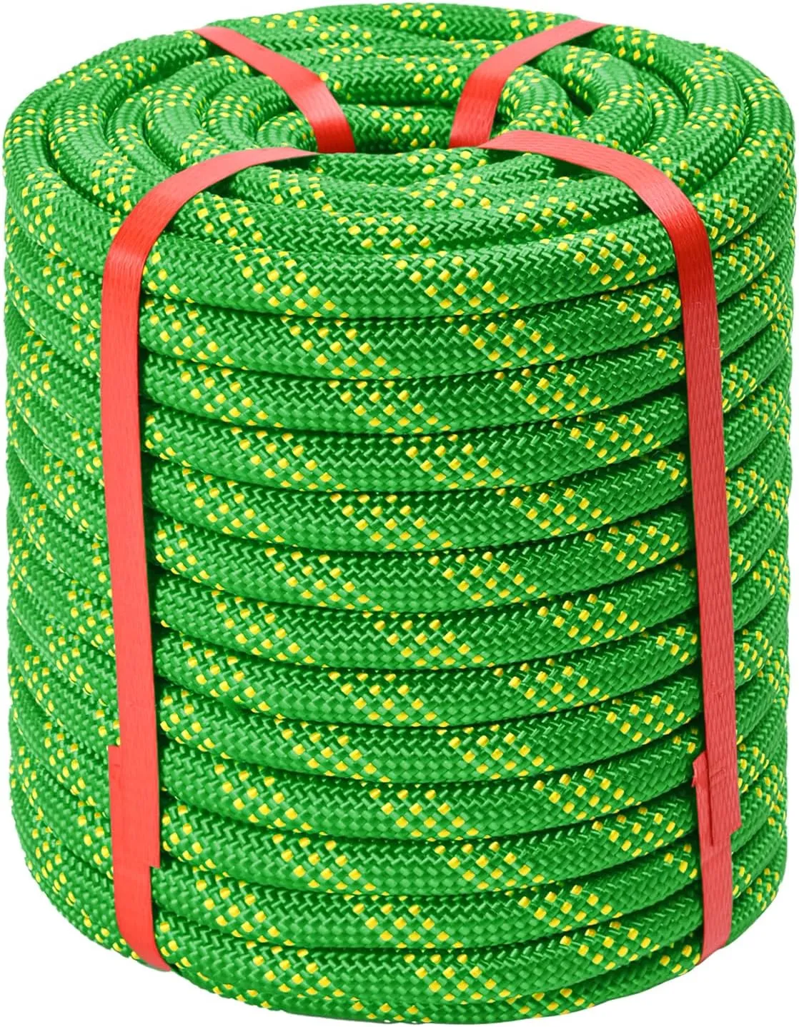 Arborist Rigging Rope - Green 1/2 in x 50 Ft Static Tree Rope for Climbing Tree Felling Pulling for Arborists