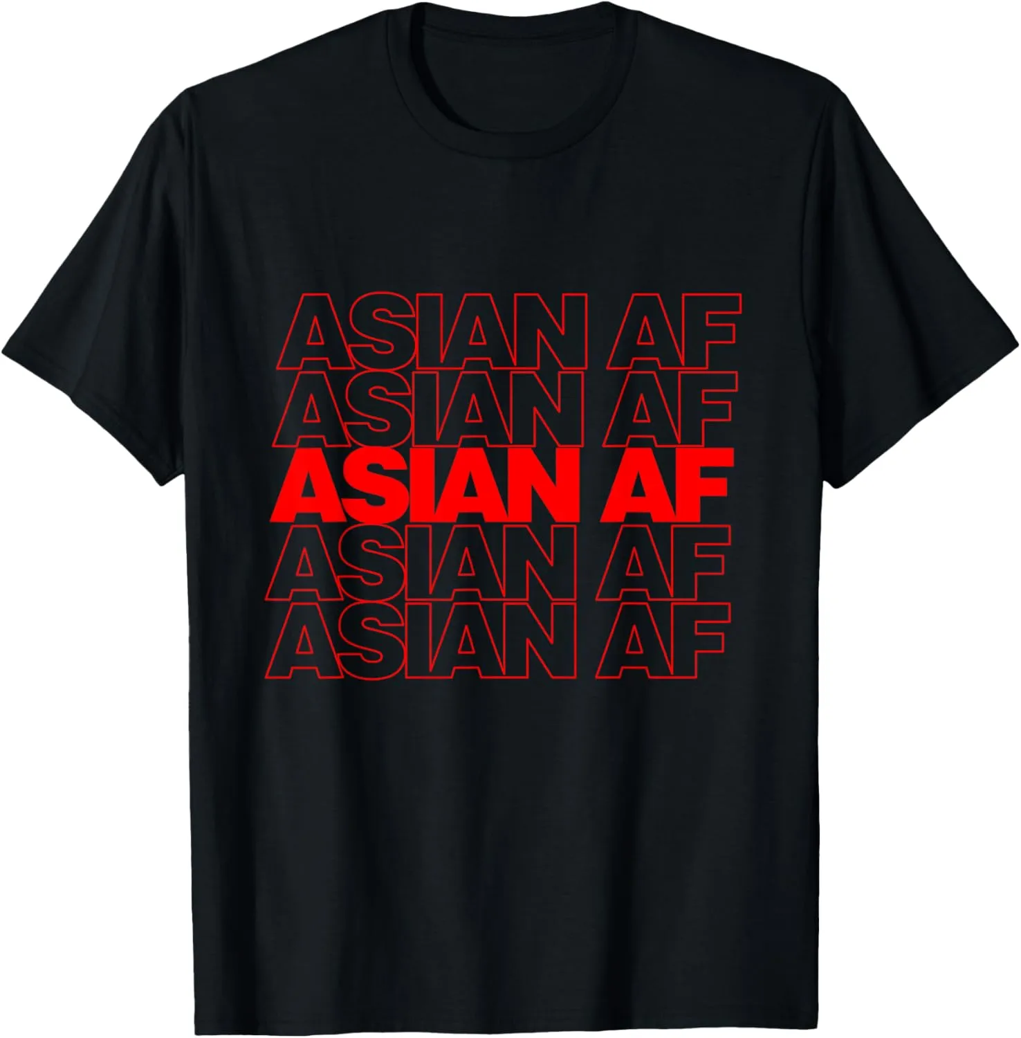 Asian AF Thank you Bag Nostalgic Pride T-Shirt