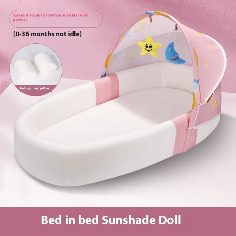 Baby Bed Foldable Portable Anti-pressure