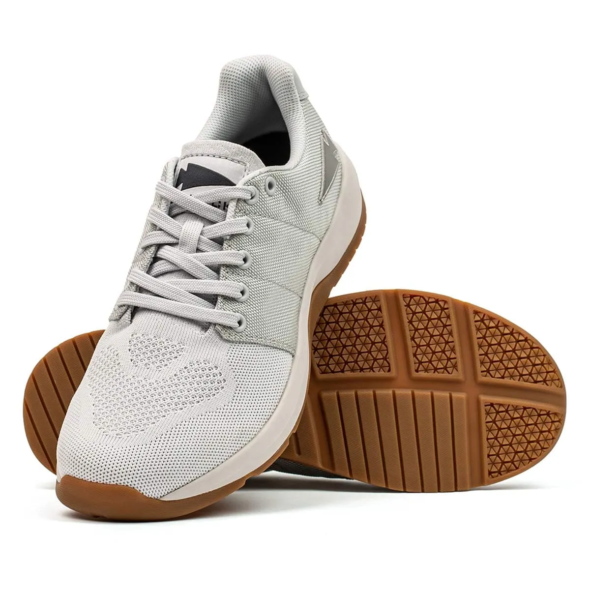 Ballistic Trainers - Lunar Rock   Gum w/ Silver Reflective Spearhead