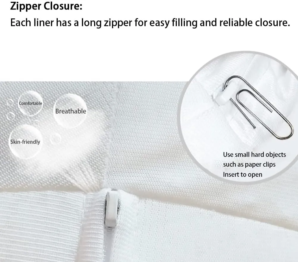 Bean Bag Liner Inner, Zipper Bag Liner Bag Lazy Bean Bag Sofas Inner Lining, Easy to Organize and Clean (No Filling) (Color : 100x120cm)