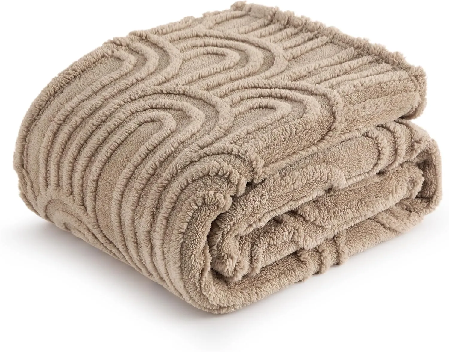 Bedsure Brown Throw Blanket for Couch - Super Soft & Cozy Summer Blankets for Women, Fluffy Fleece Throw for Girls, for Women, Ideal for Room, Home & Bedroom Decor, 50x60 Inches