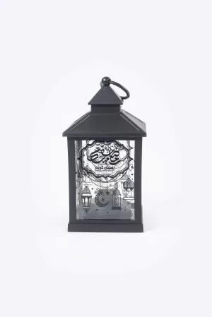 Black Ramadan LED Lantern