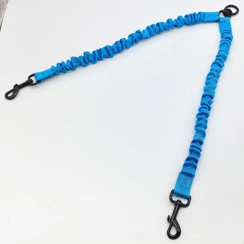 Blue Pet Double-Ended Rope   1.5M Leash - Easy to walk two dogs, tangle-free design