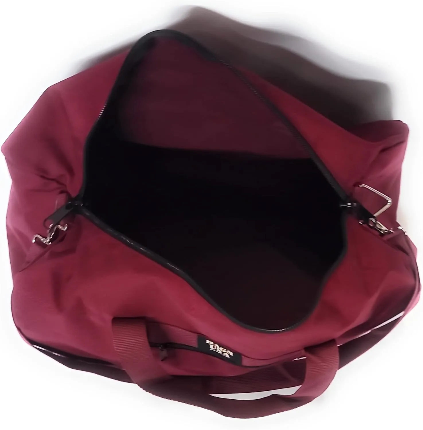 Boarding bag light weight durable water resistant Made in USA. (Maroon)