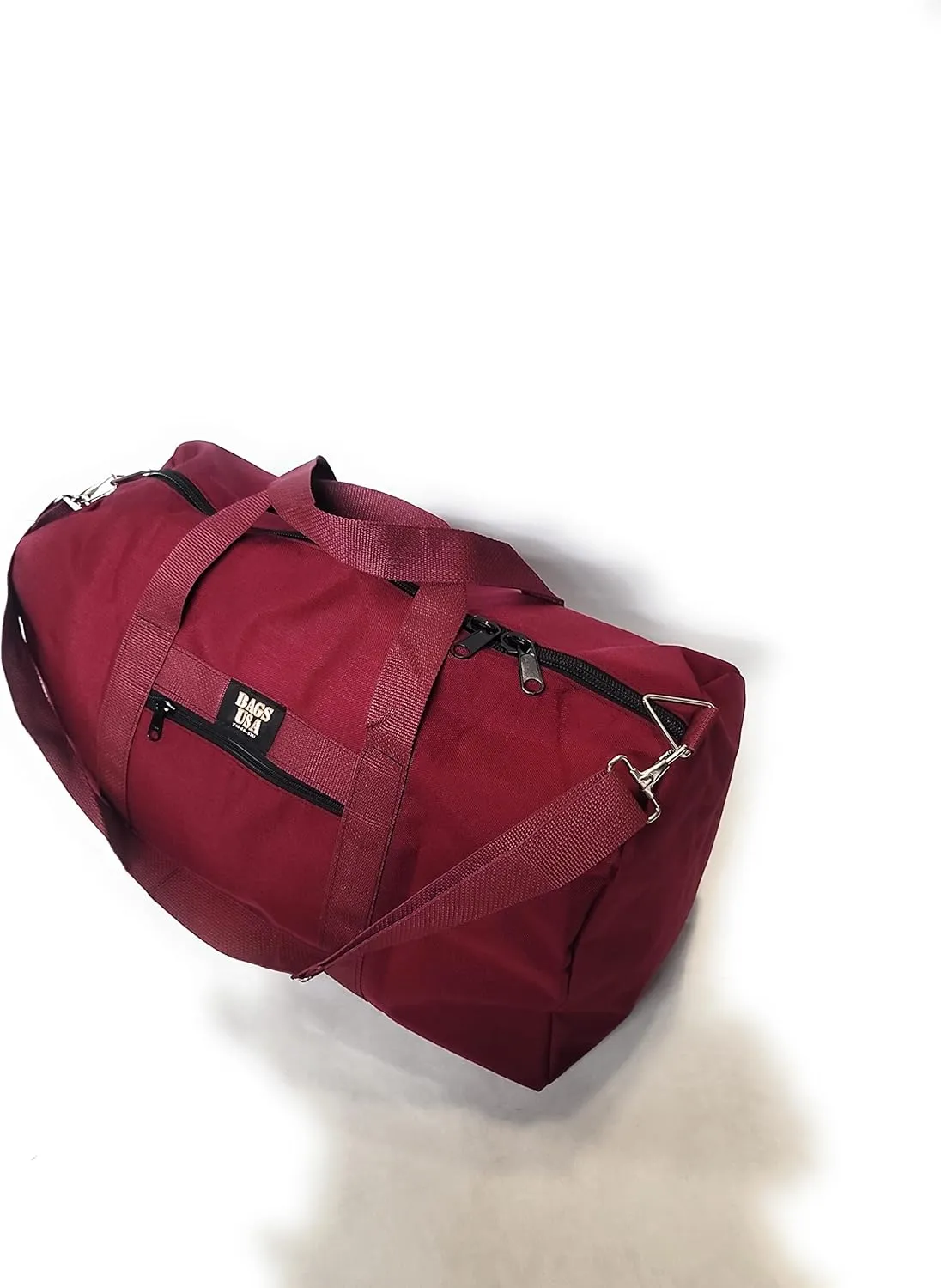 Boarding bag light weight durable water resistant Made in USA. (Maroon)