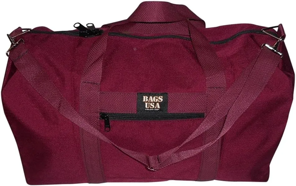 Boarding bag light weight durable water resistant Made in USA. (Maroon)