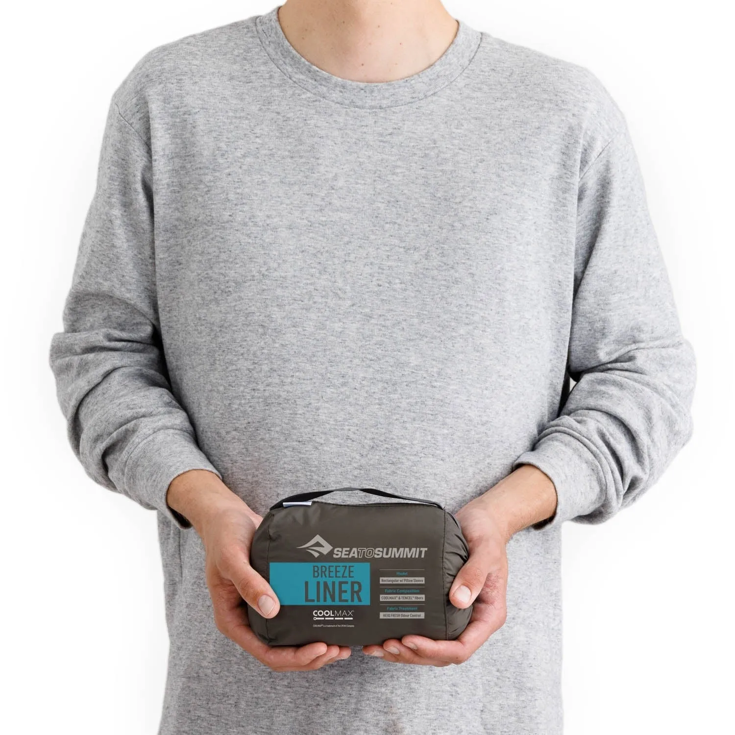 Breeze Sleeping Bag Liner - Rectangular with Pillow Sleeve