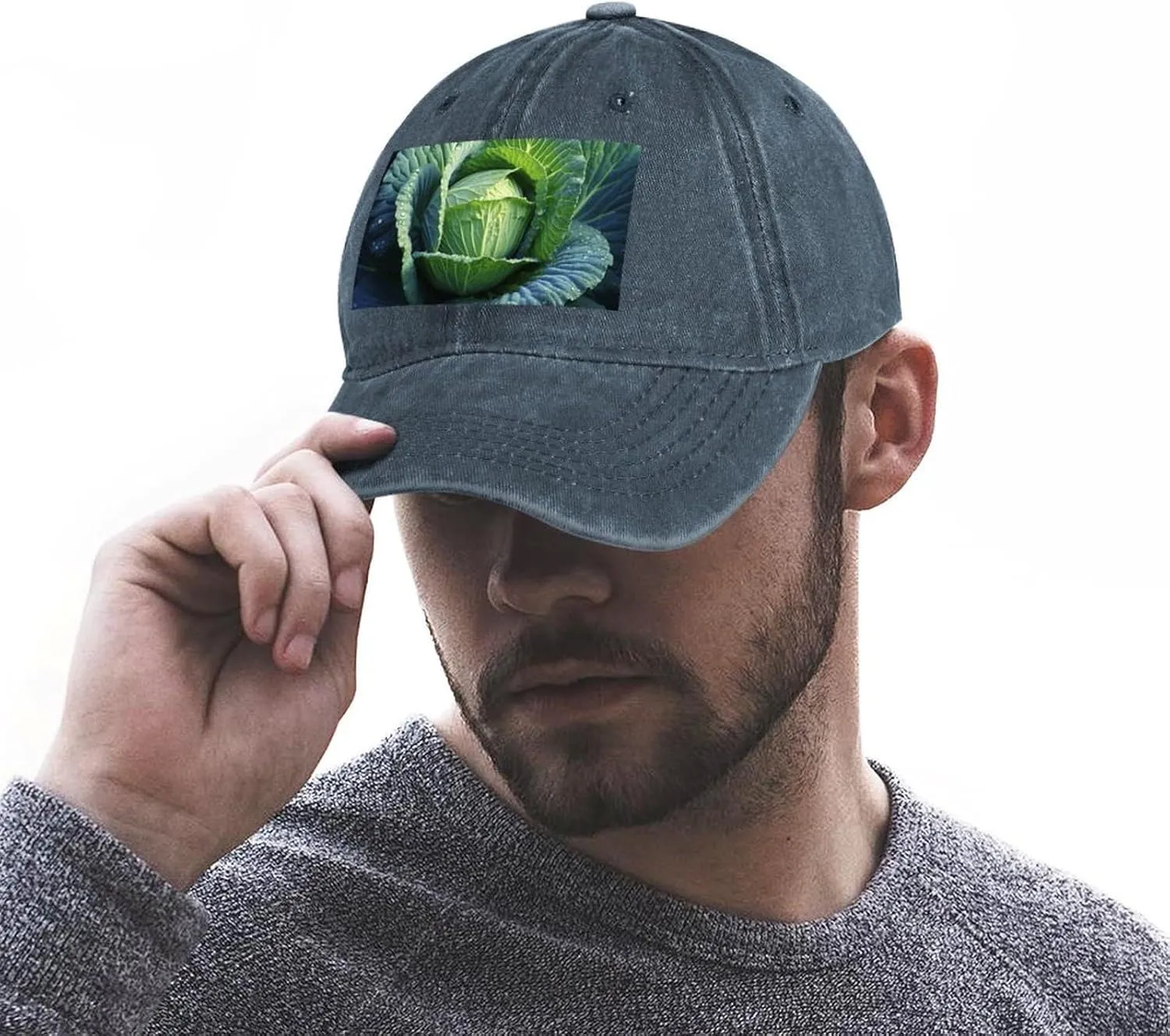 Bright Cabbage Baseball Cap for Women Men Golf Dad Hat Adjustable Classic Baseball Hat Outdoor Sports Caps,