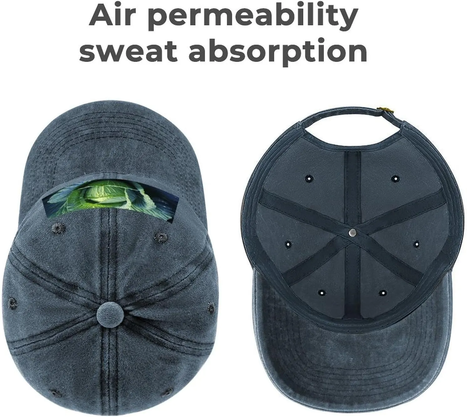 Bright Cabbage Baseball Cap for Women Men Golf Dad Hat Adjustable Classic Baseball Hat Outdoor Sports Caps,