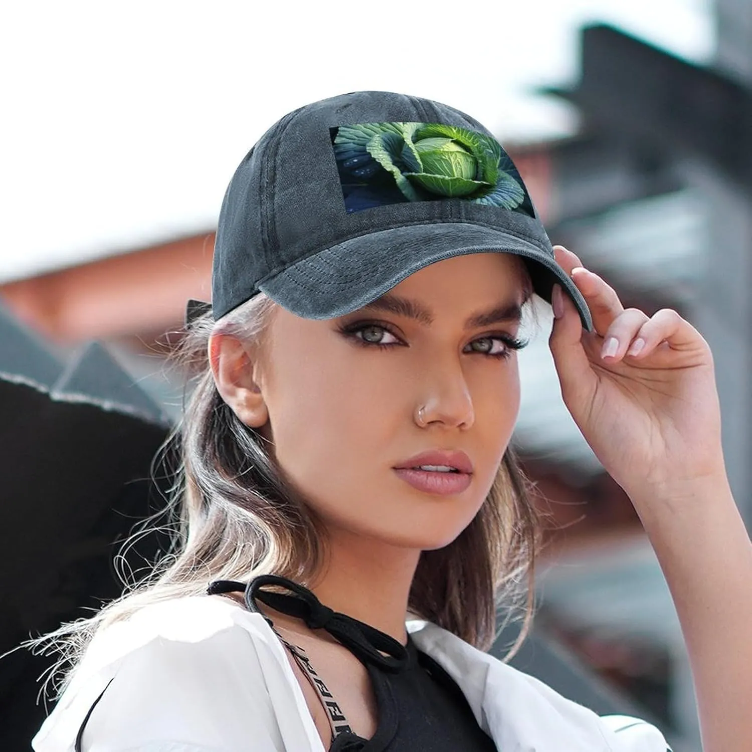 Bright Cabbage Baseball Cap for Women Men Golf Dad Hat Adjustable Classic Baseball Hat Outdoor Sports Caps,