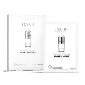 Brightening & Lifting Double Up Mask 1 Pack (5 sheets,3.9 Ounces) Anti Wrinkle Anti Aging Skin Care Facial Mask Pack KBeauty