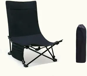 Camping Chairs for Adults, Folding Chair Portable Adjustable Steel Recliner Ideal for Camping and Other Outdoor Activities