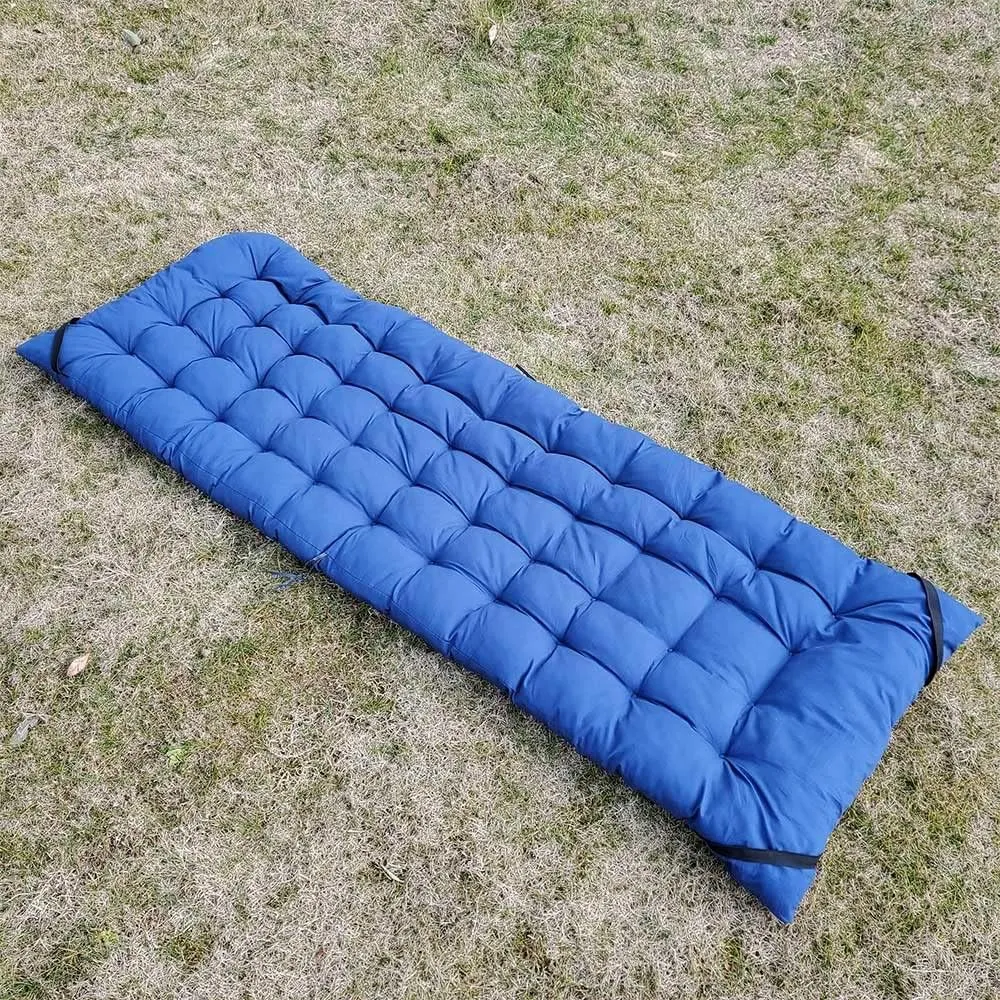 Camping Cot with Mattress Comfortable and Sturdy Load up to 450LB Cots for Sleeping Camping Bed with Carry Bag Folding Cot for Home Vacation Office Outdoor Indoor
