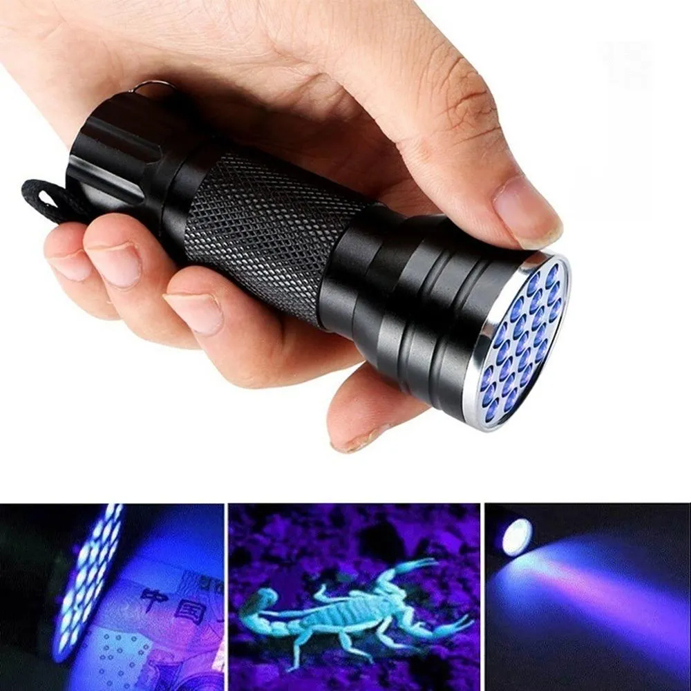 Camping Led light UV Ultra Violet High Power Rechargeable LED Flashlight Blacklight Aluminum Led Flashlight Ultra Bright Torch