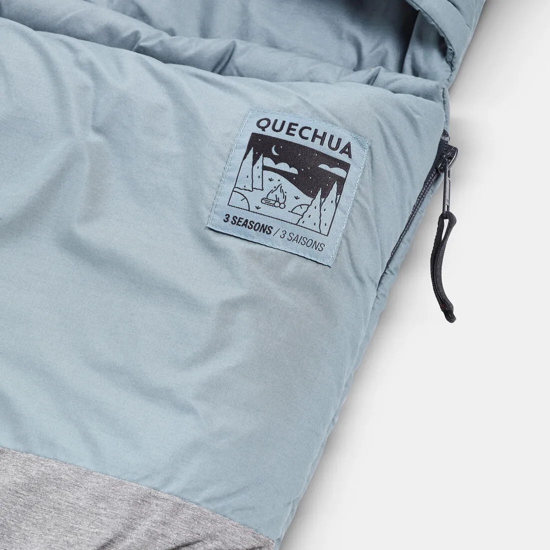 Camping Sleeping Bag Cotton Double 2 Person 0° - Arpenaz
