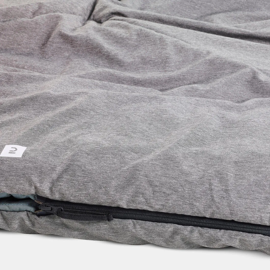 Camping Sleeping Bag Cotton Double 2 Person 0° - Arpenaz