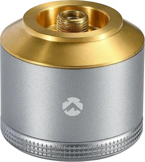 CAMPINGMOON Empty Refillable Mini Fuel Cylinder 15g for Backpacking Camping Gas Lantern TC-15 Silver