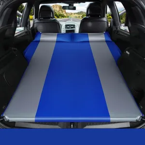 Car Automatic Inflatable Bed for MG Mulan 2022 2023, Portable Movable Thickened Trunk Sleeping Bed Outdoor Camping Hiking Air Mattress,Blue