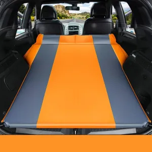 Car Automatic Inflatable Bed for OPEL Mokka B 2021 2022 2023 2024, Portable Movable Thickened Trunk Sleeping Bed Outdoor Camping Hiking Air Mattress,Orange