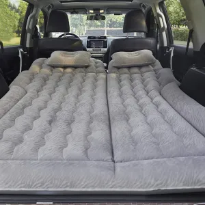 Car Bed for Lincoln Navigator 2014-2019 2020 2021 2022 2023 2024 2025, Portable Folding Double Car Air Mattress Trunk Airbed Sleeping Bed Traveling Car Accessories,Grey
