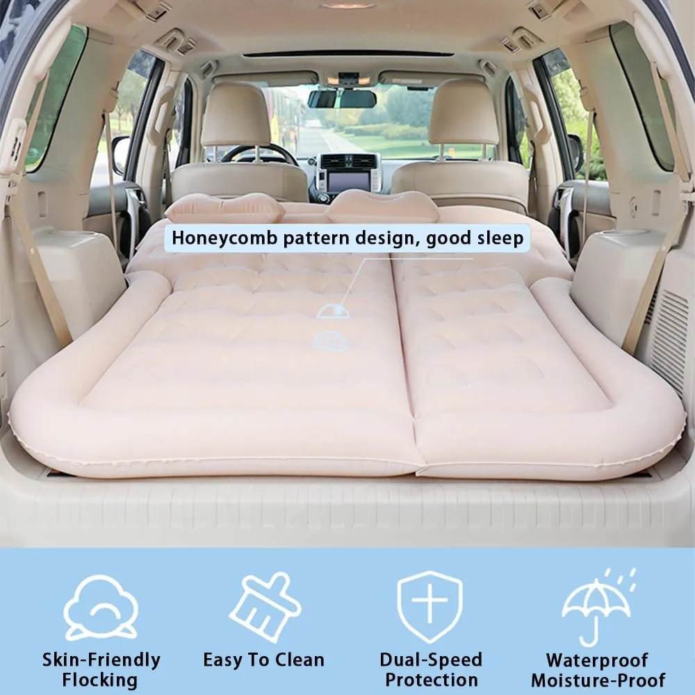 Car Inflatable Air Mattress for Honda HR-V III 2021 2022 2023 Portable Boot Air Mattress Cushion Outdoor Travel Camping Sleeping Gear Accessories,Black