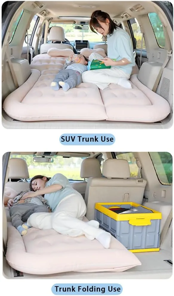 Car Inflatable Air Mattress for Honda HR-V III 2021 2022 2023 Portable Boot Air Mattress Cushion Outdoor Travel Camping Sleeping Gear Accessories,Black