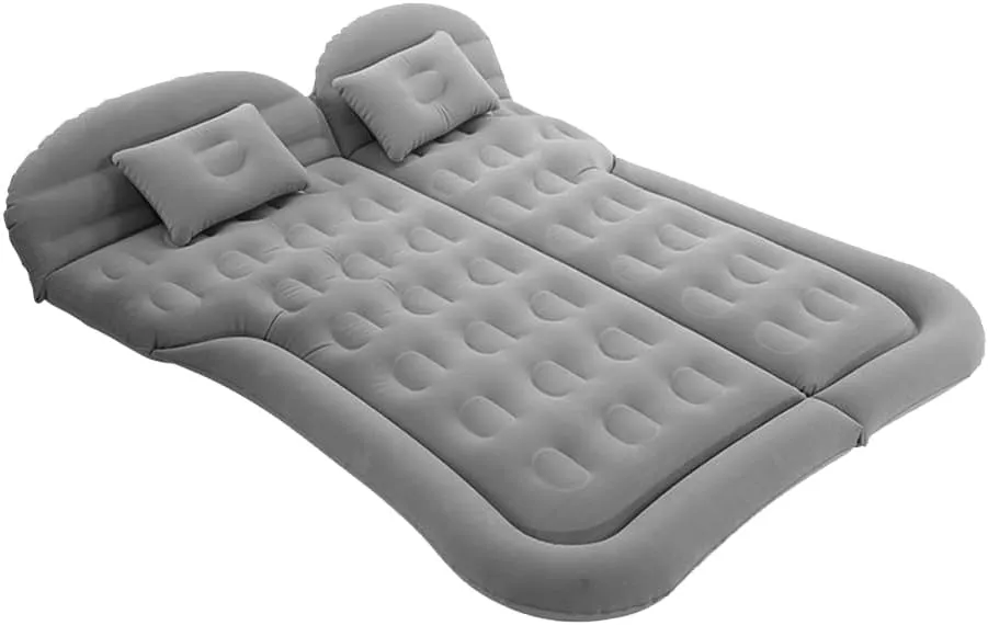 Car Inflatable Air Mattress for Nissan Kicks (P15, USA) 2017 2018 2019 2020 Portable Boot Air Mattress Cushion Outdoor Travel Camping Sleeping Gear Accessories,Grey