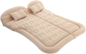 Car Inflatable Air Mattress for Peugeot 3008 Phase 2 2017 2018 2019 2020 2021 2022 2023 Portable Boot Air Mattress Cushion Outdoor Travel Camping Sleeping Gear Accessories,Beige