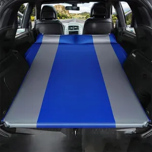 Car Inflatable Mattress Car Air Mattress, Inflatable SUV Truck Car Camping Mattress for Back Seat,Self Inflating Sleeping Pad Thickened Air Bed Cushion Camping Travel Mattress(Color:Blue)