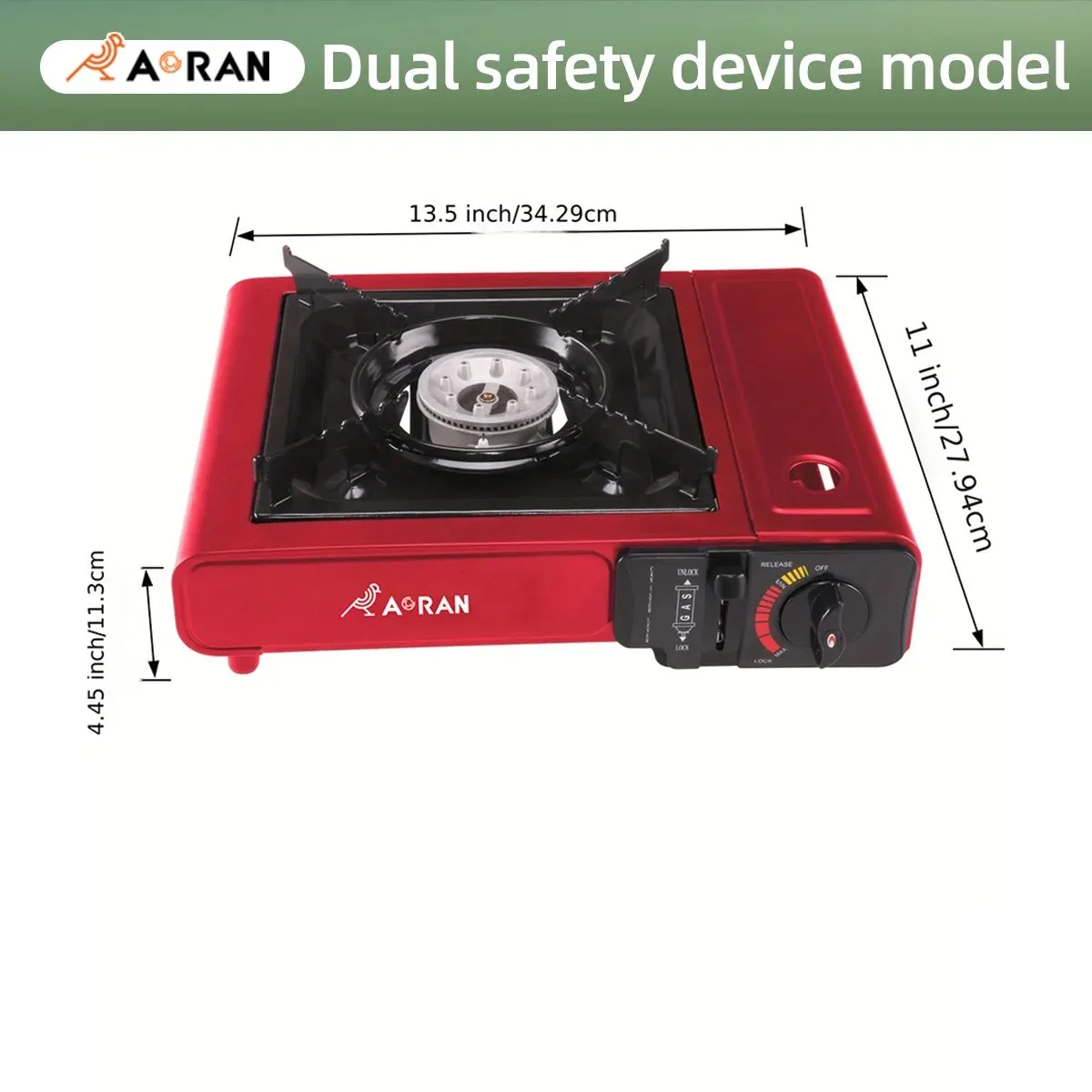 Cassette Stove Household Outdoor Portable Stove Grill 2900W High Fire Gas Stove Suitable for Outdoor Camping Kitchen Barbecue