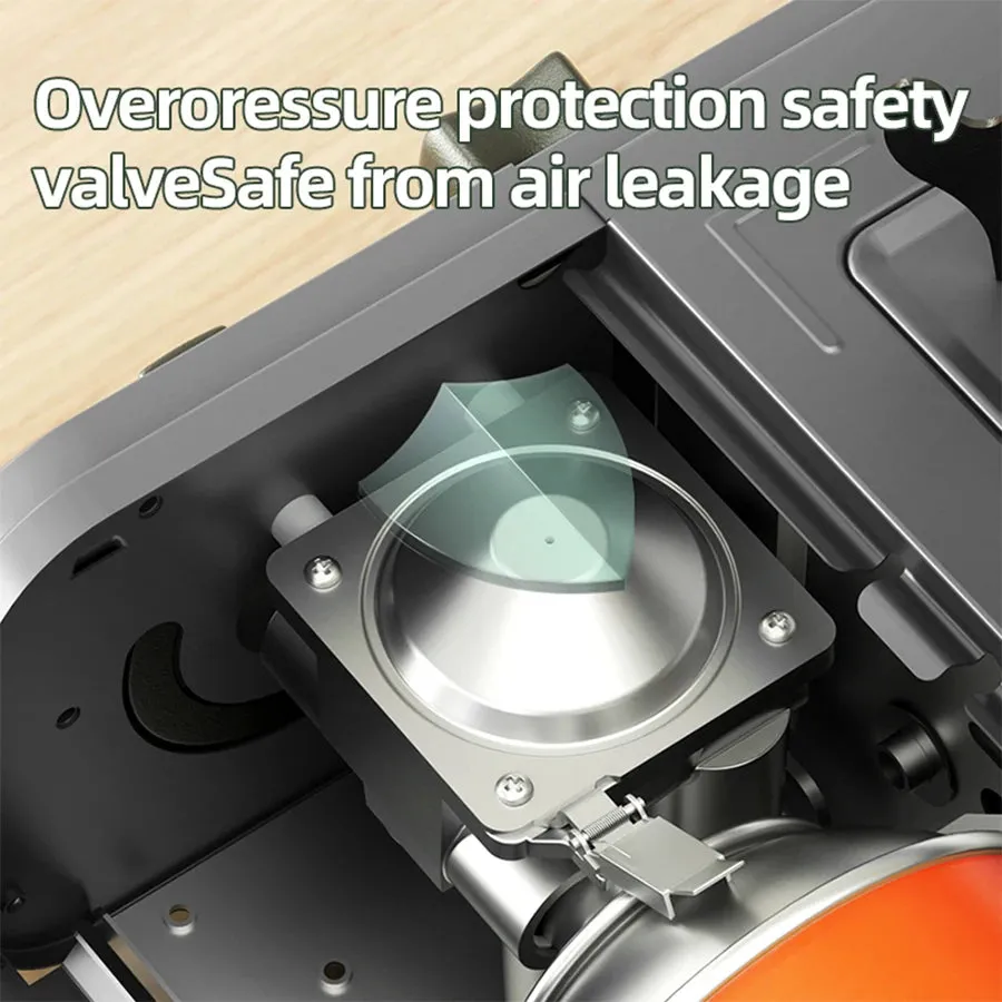 Cassette Stove Household Outdoor Portable Stove Grill 2900W High Fire Gas Stove Suitable for Outdoor Camping Kitchen Barbecue