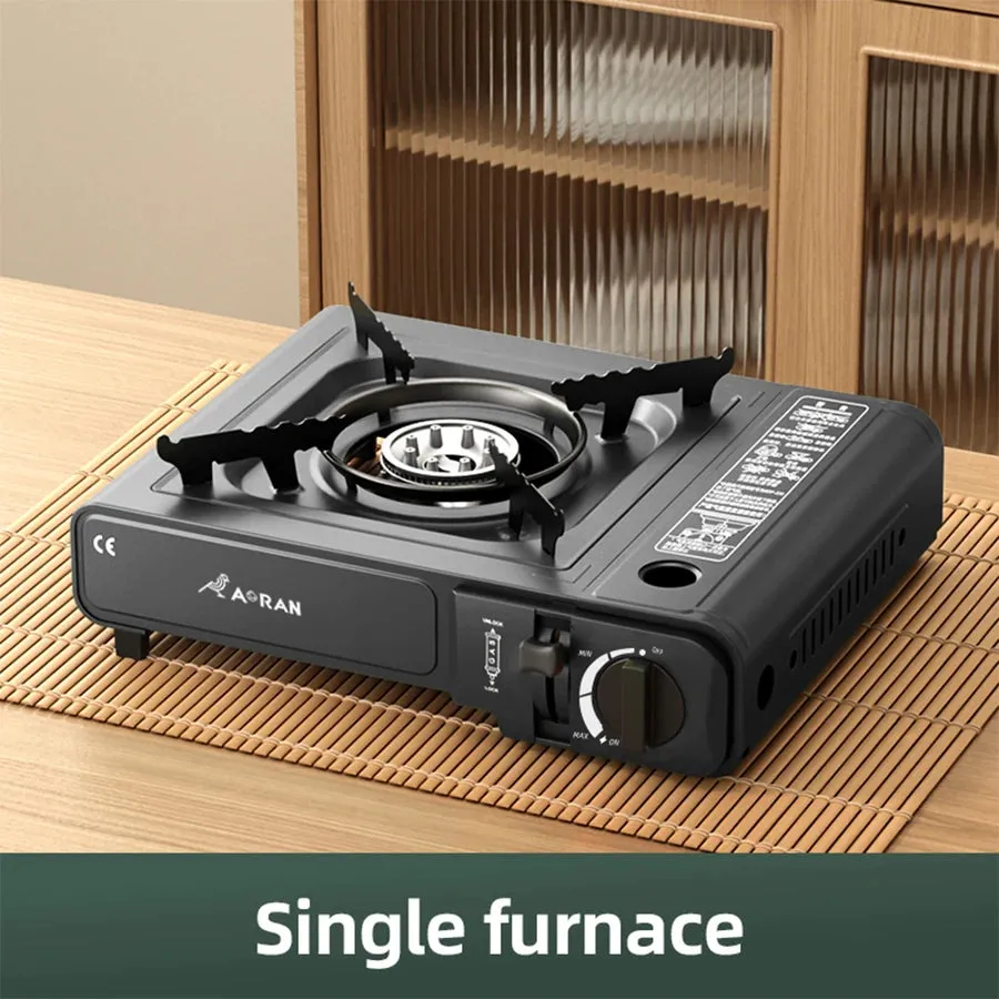 Cassette Stove Household Outdoor Portable Stove Grill 2900W High Fire Gas Stove Suitable for Outdoor Camping Kitchen Barbecue
